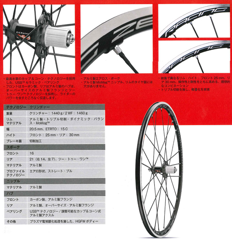 fulcrum racing zero クリンチャー シマノ 9〜11s対応 フルクラム FULCRUM レーシングゼロ RACING ZERO 限定カラー