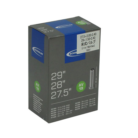 米式バルブチューブ(27.5×2.00-2.40・29×1.50-2.40・バルブ長40mm)
