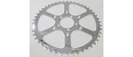 DELUXE CYCLES チェーンリング シルバー 48T DELUXE CYCLES* chainring (silver) - BLUE LUG GLOBAL ONLINE STORE