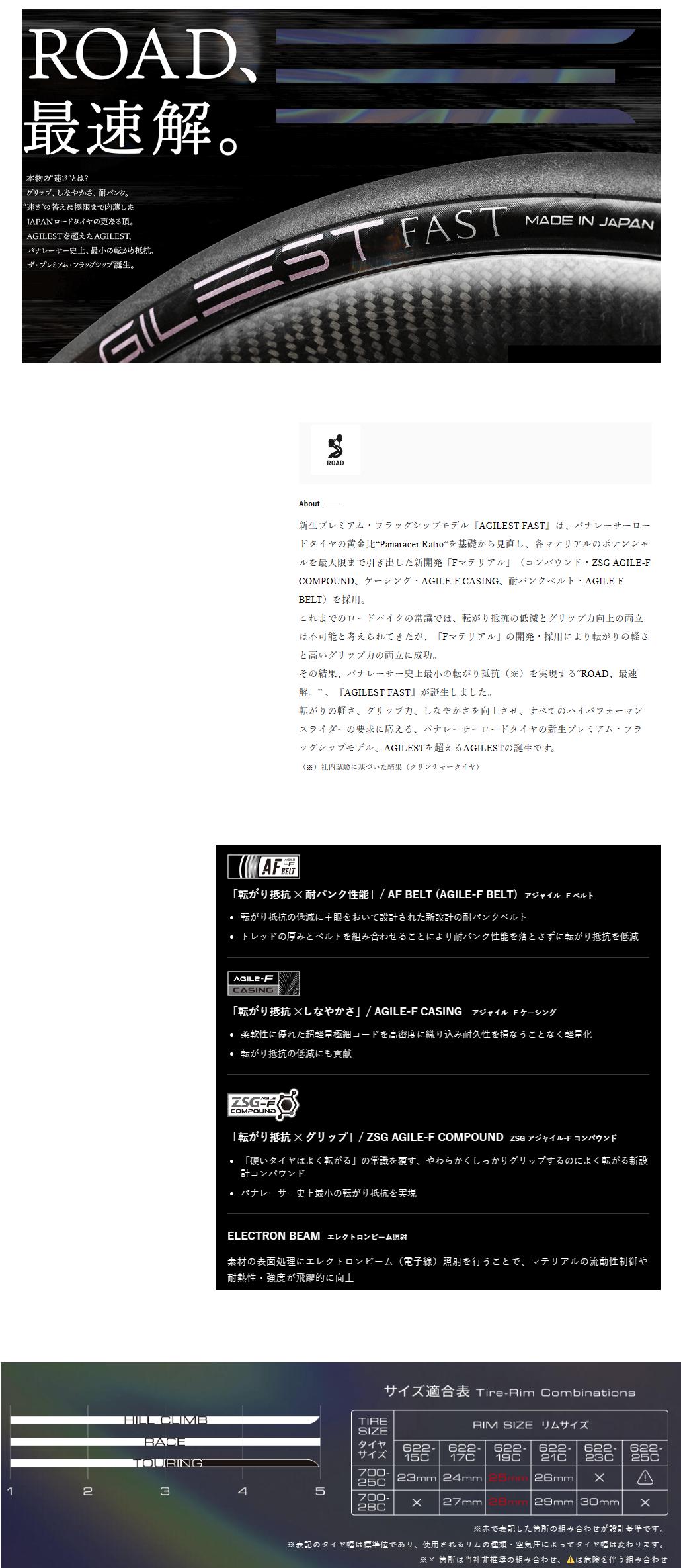 アジリスト ファスト（黒/黒・700×25C）