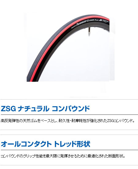 クローザー プラス(赤ライン/700×25C)