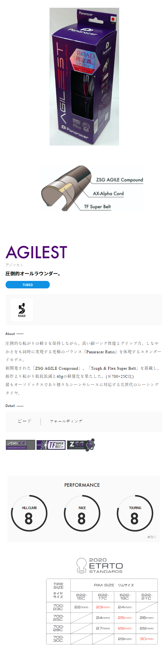 アジリスト(黒/黒・W/O 700×28C)