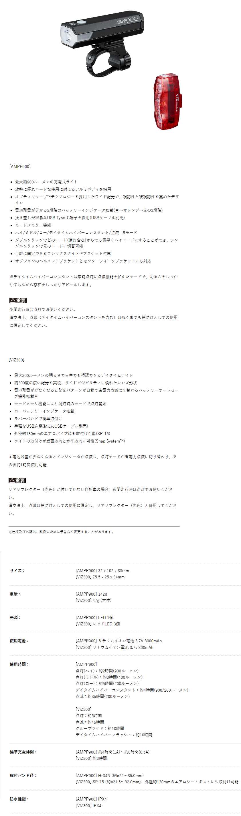 HL-EL089RC+TL-LD810（アンプ900+ビズ300）