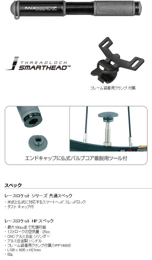 レースロケット HP（ブラック）