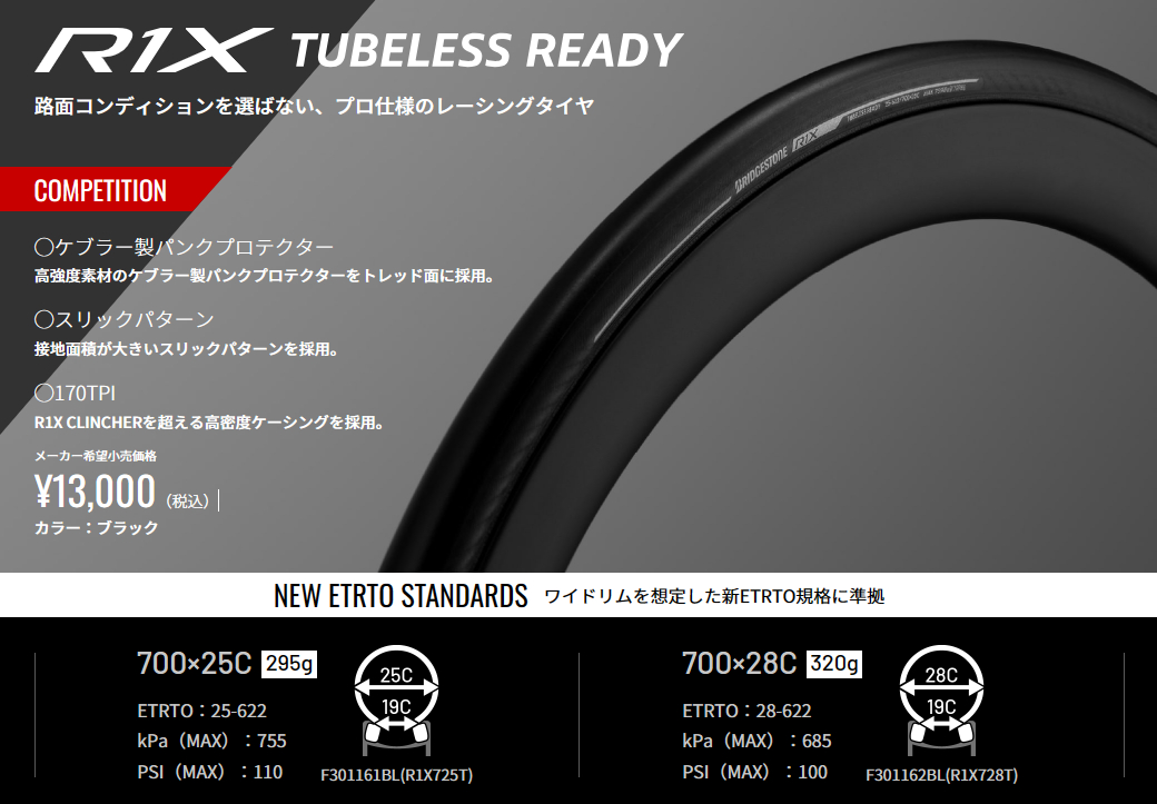 EXTENZA R1X TUBELESS READY