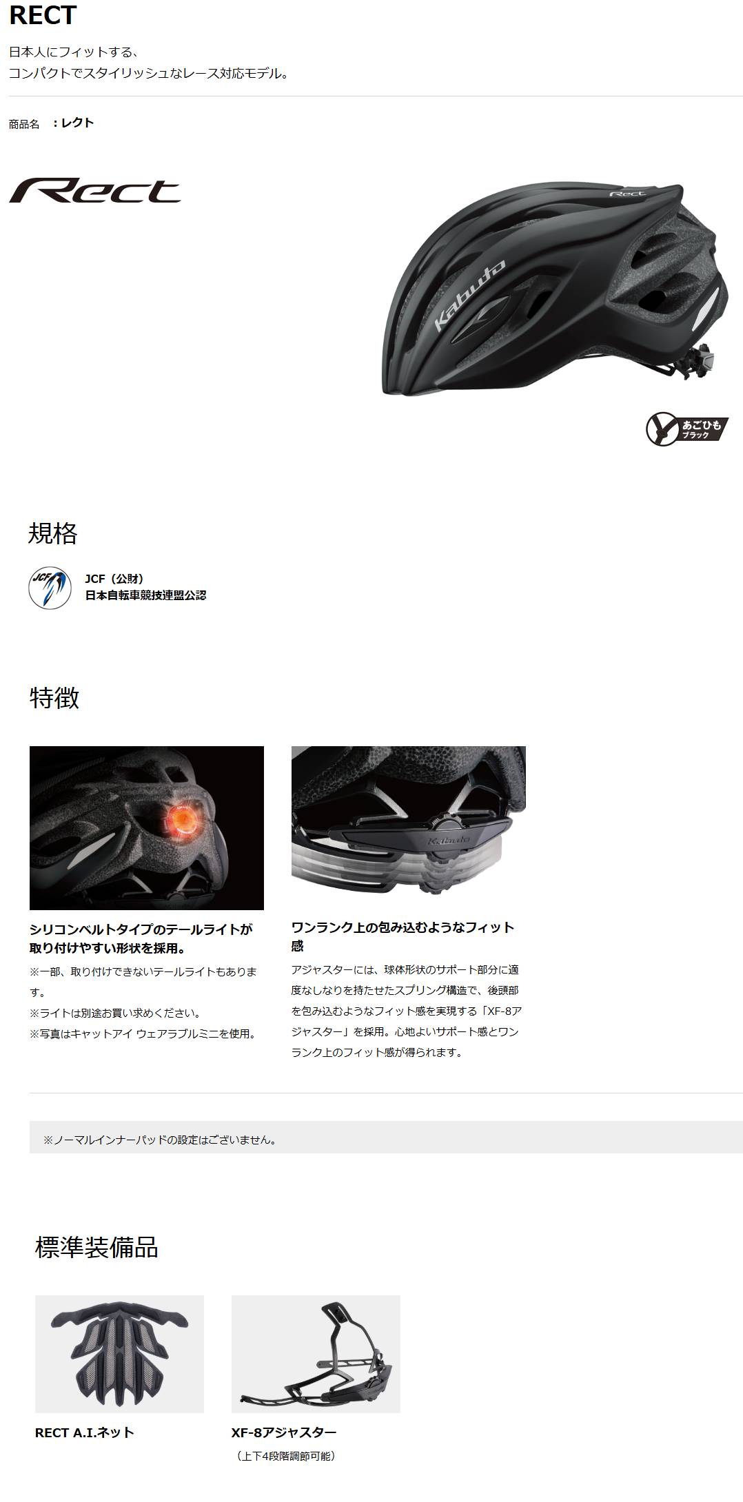 レクト(マットブラック)