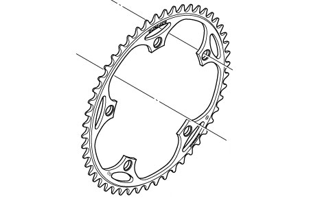 [DURA-ACE TRACK] FC-7710 チェーンリング 55T