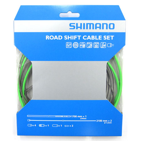 ロード用シフトケーブルセット(グリーン)