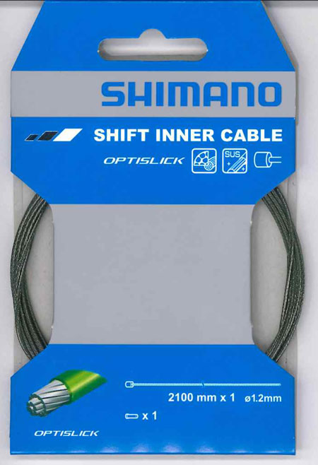 オプティスリックシフトインナーケーブル(1.2mm×2100mm/1パック)